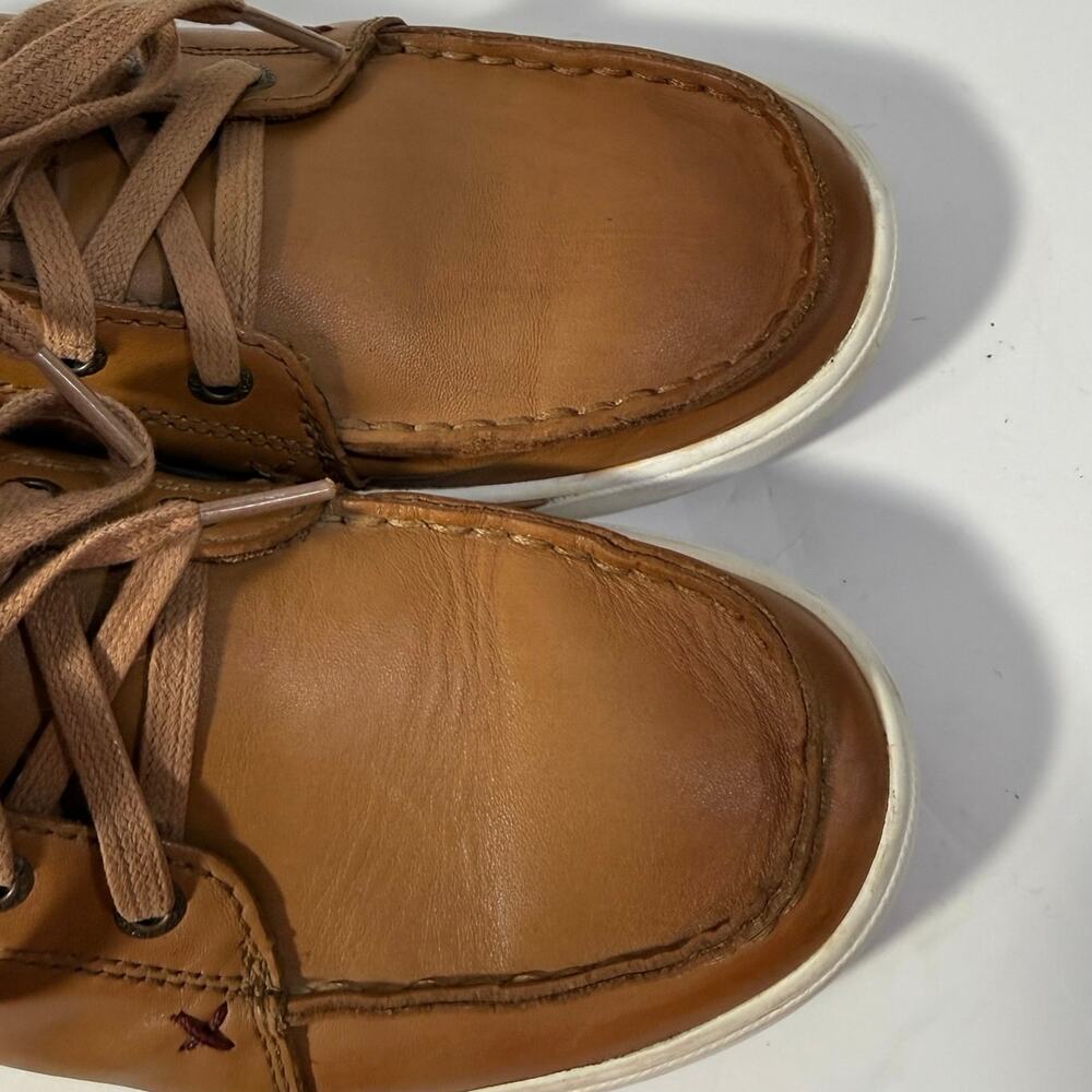 Twisted X Brown Leather Lace Up Kicks Chukka Moccasin Western Womens Shoes 9 - Picture 7 of 7
